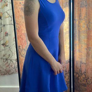 Royal Blue A-Line Dress